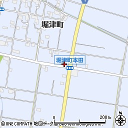堀津町本田周辺の地図