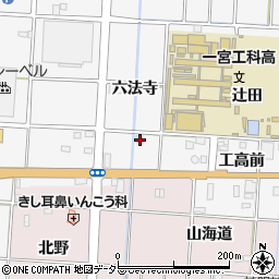 愛知県一宮市千秋町佐野六法寺周辺の地図