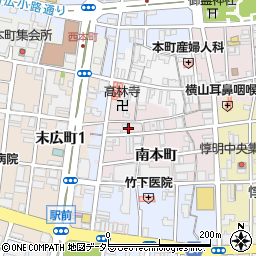 京都府福知山市南本町262周辺の地図