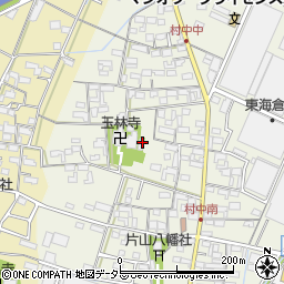 愛知県小牧市村中695周辺の地図