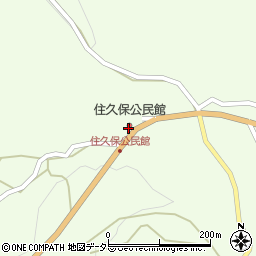 住久保公民館周辺の地図