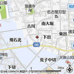 愛知県一宮市東五城古川309周辺の地図
