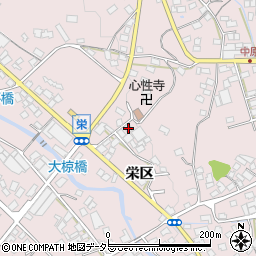 岐阜県多治見市笠原町栄区1389-2周辺の地図