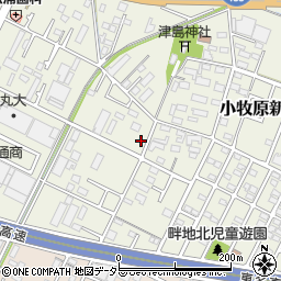 愛知県小牧市小牧原新田875周辺の地図