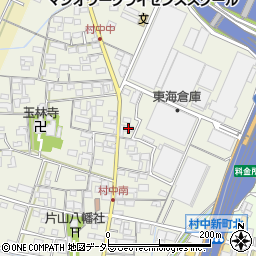 愛知県小牧市村中745周辺の地図