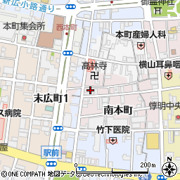 京都府福知山市南本町264-1周辺の地図