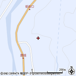 滋賀県高島市朽木栃生104周辺の地図