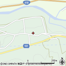 岐阜県恵那市上矢作町593周辺の地図