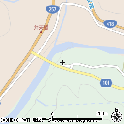 岐阜県恵那市上矢作町896周辺の地図