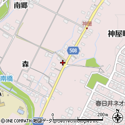 愛知県春日井市神屋町619周辺の地図