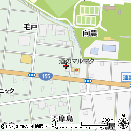 愛知県一宮市南小渕小森21周辺の地図