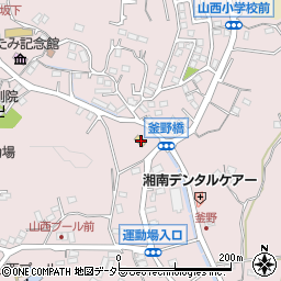 ファミリーマート二宮釜野橋店周辺の地図