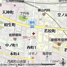 西垣塾周辺の地図