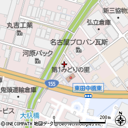 愛知県小牧市東田中1237周辺の地図