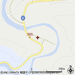 兵庫県養父市大屋町須西211周辺の地図