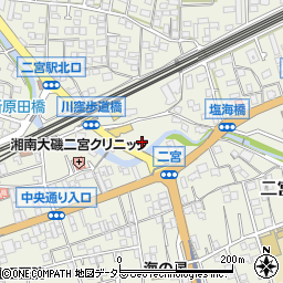 有限会社添田塗料店周辺の地図