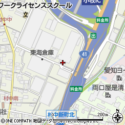 愛知県小牧市村中505周辺の地図