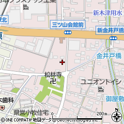 愛知県小牧市東田中587周辺の地図