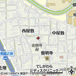 愛知県一宮市大和町毛受西屋敷55周辺の地図