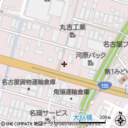 愛知県小牧市東田中1341周辺の地図
