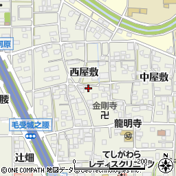 愛知県一宮市大和町毛受西屋敷75周辺の地図