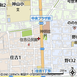 創作料理 月兎 Getto 一宮店周辺の地図