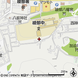 京都府綾部市宮代町（明知）周辺の地図