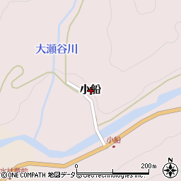 鳥取県八頭郡若桜町小船周辺の地図