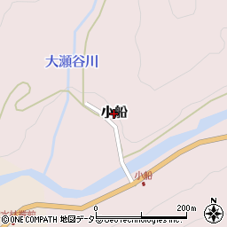 鳥取県若桜町（八頭郡）小船周辺の地図
