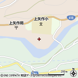 岐阜県恵那市上矢作町1819周辺の地図