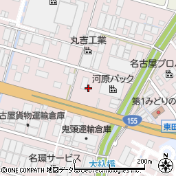 愛知県小牧市東田中1338周辺の地図