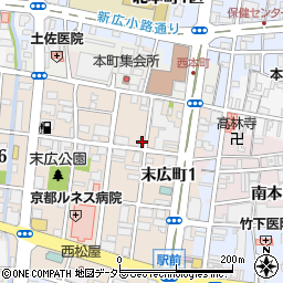 ミンミン 福知山店周辺の地図