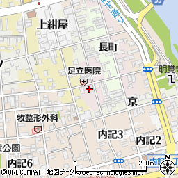 京都府福知山市上新周辺の地図