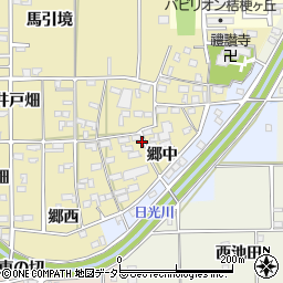 愛知県一宮市大和町福森郷中周辺の地図