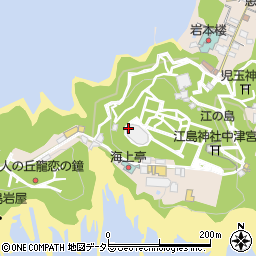 江の島展望灯台周辺の地図