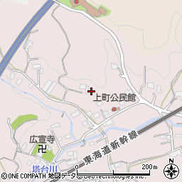 神奈川県小田原市上町周辺の地図