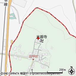滋賀県彦根市甲田町88周辺の地図