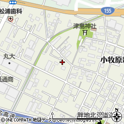 愛知県小牧市小牧原新田879-1周辺の地図