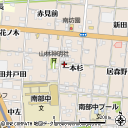 愛知県一宮市浅野（一本杉）周辺の地図