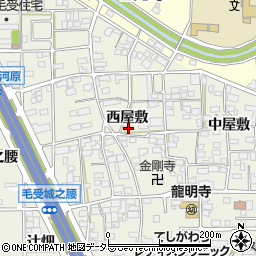 愛知県一宮市大和町毛受西屋敷44周辺の地図