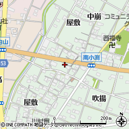 愛知県一宮市南小渕屋敷周辺の地図