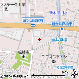 愛知県小牧市東田中592周辺の地図