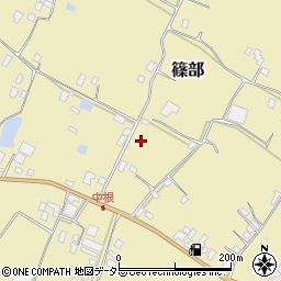 千葉県富津市篠部1438周辺の地図