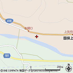 岐阜県恵那市上矢作町3145周辺の地図