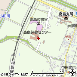 高島市訪問看護ステーション周辺の地図