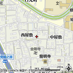 愛知県一宮市大和町毛受西屋敷54周辺の地図