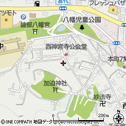 京都府綾部市神宮寺町加迫周辺の地図