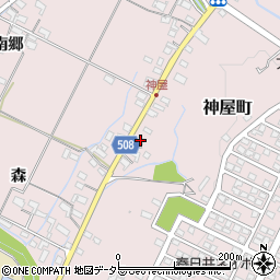 愛知県春日井市神屋町648周辺の地図