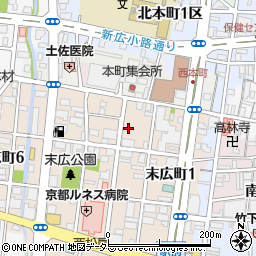 タイムズ京都ルネス病院第４駐車場周辺の地図
