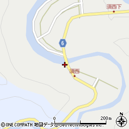 兵庫県養父市大屋町須西199周辺の地図